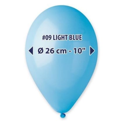 149732 1 balonky 26 cm svetle modre 100 ks