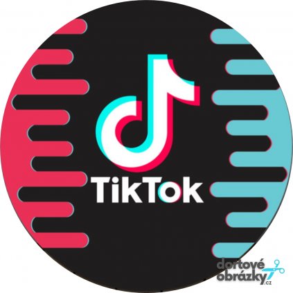 Jedlý papír  TIK TOK  máme jako jedlý papír i fondán