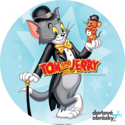 Jedlý papír  TOM A JERRY  tisk na jedlý papír | expresní dodání