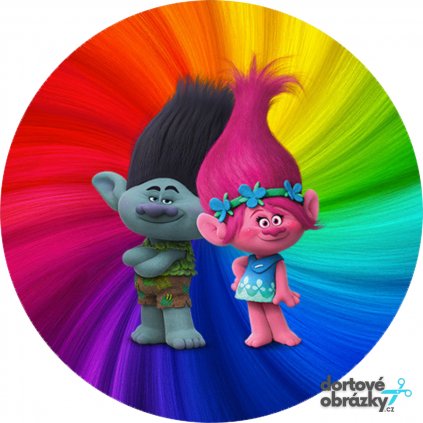 Jedlý papír  TROLLOVÉ  máme jako jedlý papír i fondán