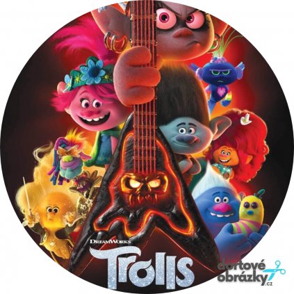 Jedlý papír  TROLLOVÉ  máme jako jedlý papír i fondán