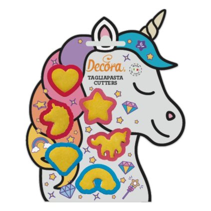 123518 decora vykrajovatko sada jednorozci 6 ks