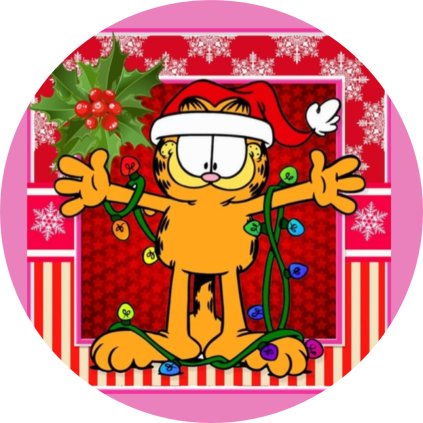 Jedlý papír  GARFIELD - VÁNOCE
