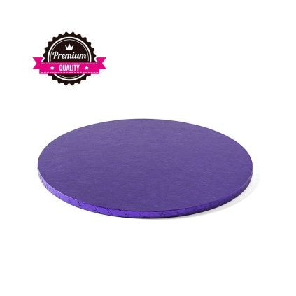 125636 1 fialova podlozka pod dort 30cm sila 1 2cm decora