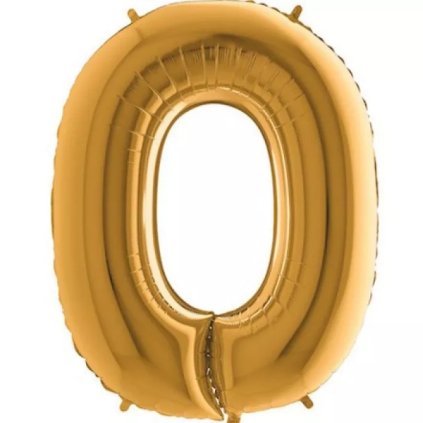 151328 1 nafukovaci balonek pismeno o zlate 102 cm grabo