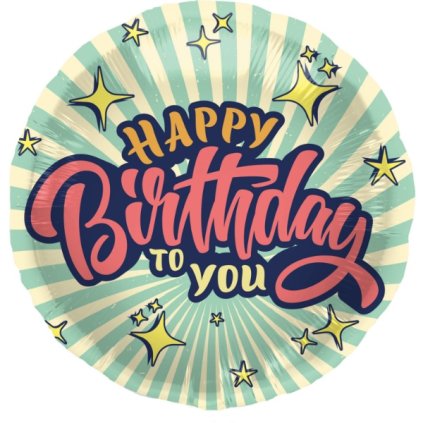 0022528 foliovy balonek retro star happy birthday 45 cm 600
