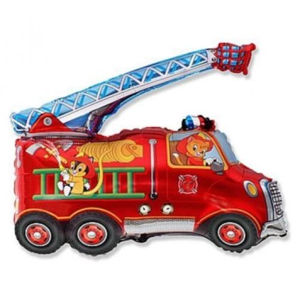 235076 1 foliovy balonek hasicske auto xl 60 cm