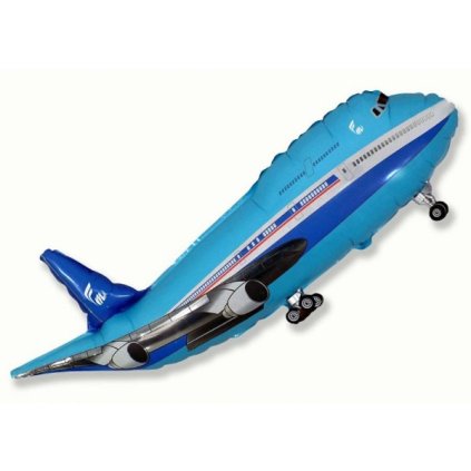 283220 foliovy balonek letadlo modre 100 cm