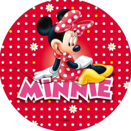 Jedlý papír  MINNIE - RED