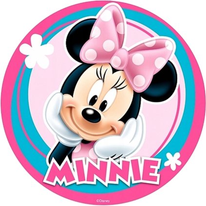 Jedlý papír  MINNIE - ZAKOUKANÁ