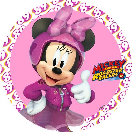 Jedlý papír  MINNIE - ZÁVODNICE