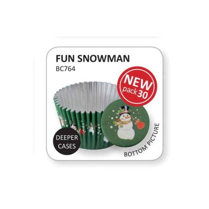 97160 1 kosicky na muffiny 30ks snehulak pme