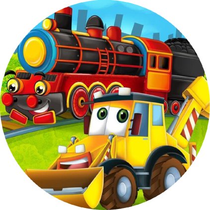 Jedlý papír BAGŘÍK A VLÁČEK