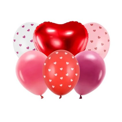 0021276 latexove balonky muj valentyn 30 cm 6 ks 600