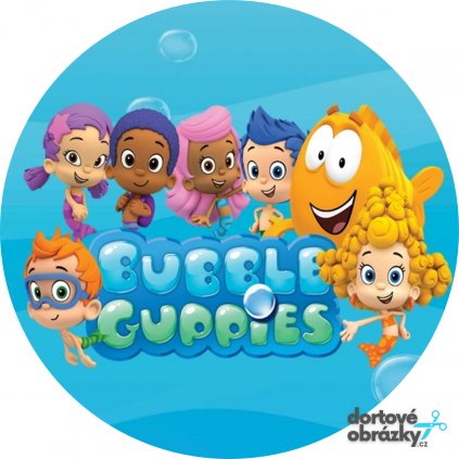 Jedlý papír  BUBBLE GUPPIES  tisk na jedlý papír | expresní dodání