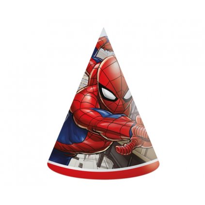0018079 papirove party cepicky spiderman crime fighter 6 ks 600