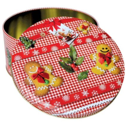 283897 alvarak plechova doza kulata vanocni pernicci 20 cm