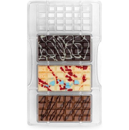 179675 polykarbonatova forma na cokoladu tabulka decora