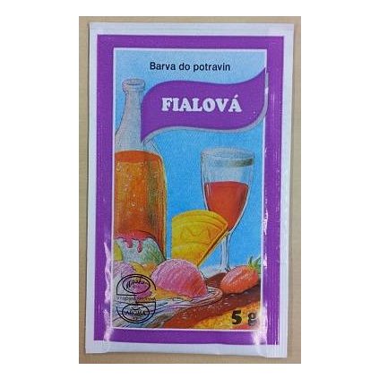 35910 1 potravinarska barva praskova 5 g fialova