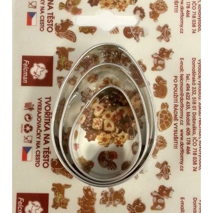 46526 sada vykrajovatek vajicka mala 3 ks