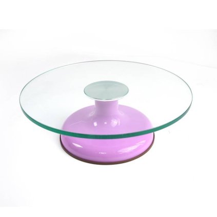 289000 1 skleneny otocny stojan fialovy 30 cm
