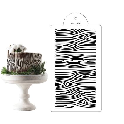 273153 stencil sablona drevo 40x21cm cakesicq