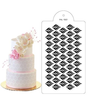 273162 stencil sablona follow 40x21cm cakesicq