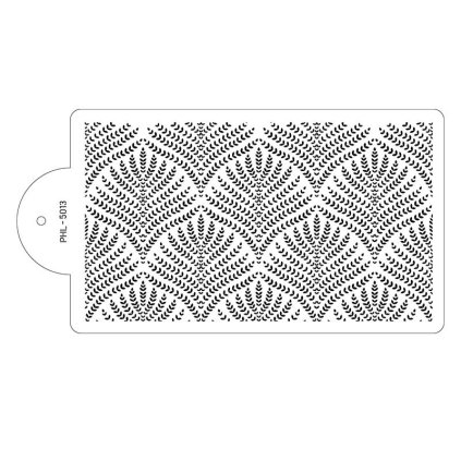 260532 stencil sablona na dort fan 40x21cm