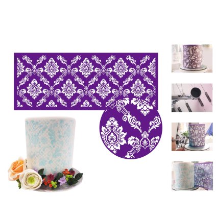 223634 stencil sablona na dort ored 45 5x18cm cakesicq