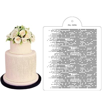 273312 stencil sablona noer cube 40x18cm cakesicq