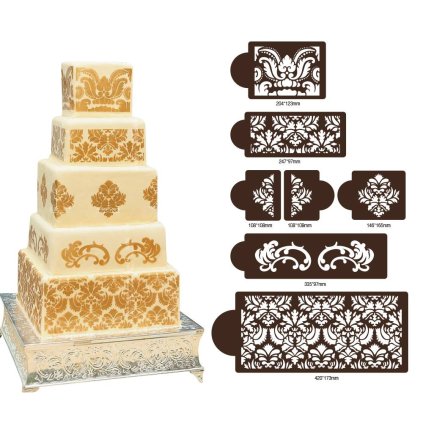 273123 stencil sablona royal 7ks cakesicq