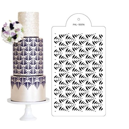 273192 stencil sablona tree 40x21cm cakesicq