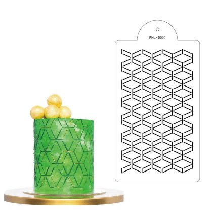 274206 stencil sablona vector 40x21cm cakesicq