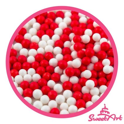 290561 sweetart cukrove perly cervene a bile 5 mm 1 kg