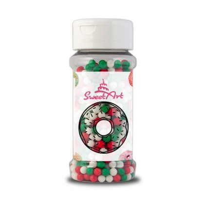 290501 sweetart cukrove perly christmas mix 5 mm 80 g
