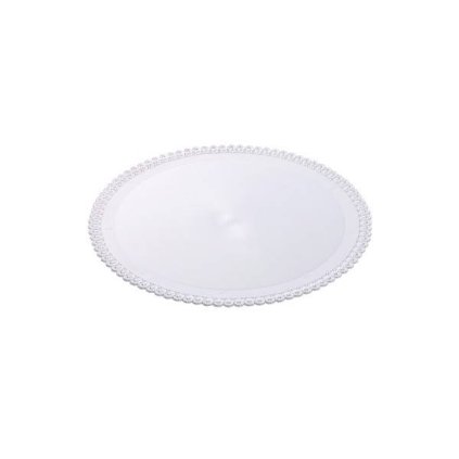 99686 2 podlozka pod dort plastova bila kruh 26 cm 1 ks