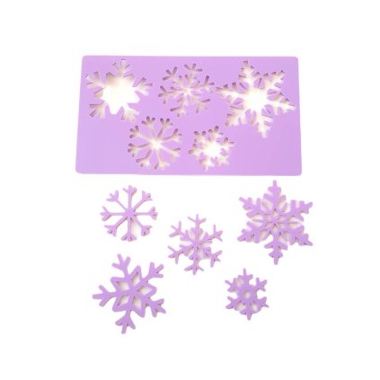 223751 vytlacovaci sada snehove vlocky cakesicq