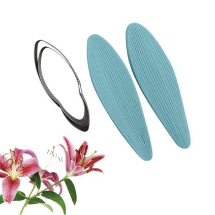 200399 zilkovac a vykrajovatko na lilie 11 5x3 5 cm cakesicq