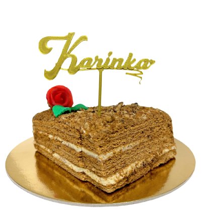 8133 1 dortova dekorace zapich se jmenem oslavence s podtrzenim