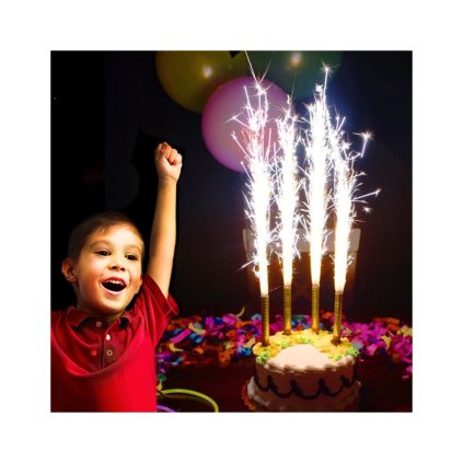 464177 ohniva fontana na dort 1ks kusova zlata