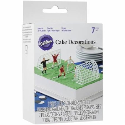 90971 1 figurky fotbalistu na dort sada 7ks wilton
