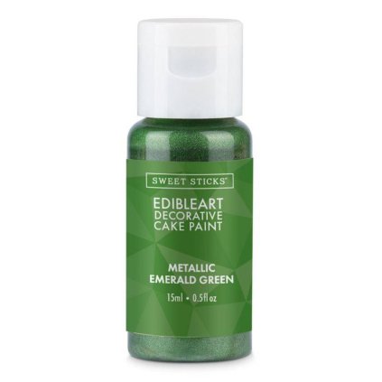 288418 metalicka barva tekuta 15ml emerald green sweet sticks