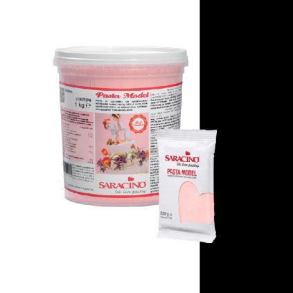 293693 modelovaci hmota light svetle ruzova 1 kg saracino