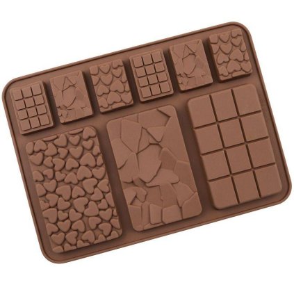 293345 silikonova forma na mini cokoladky 20x15cm cakesicq