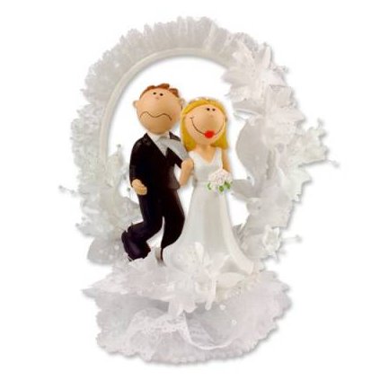 93950 1 svatebni figurka na dort 1ks nestastny zenich 220mm gunthart