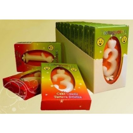 98330 svicka mala bila 4 v krabicce