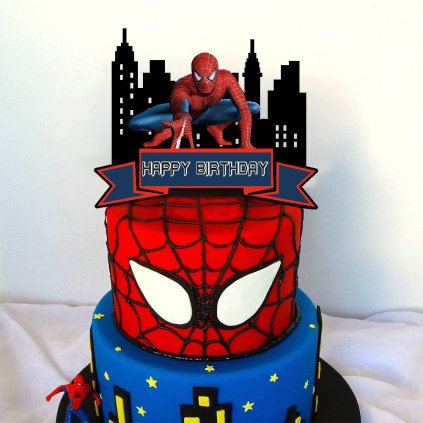 271854 zapich do dortu spiderman cakesicq