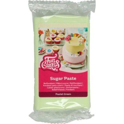 299447 potahovaci hmota patelove zelena 250g funcakes