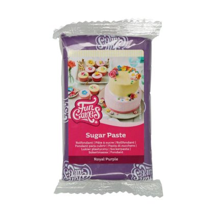 Potahový fondán FunCakes | Paste Royal Purple - fialová 250g