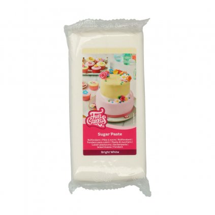 Potahový fondán FunCakes: Bright White - bílý 1 kG